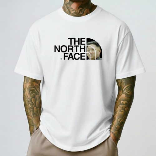 Funny North Face Parody Shirt, Kim Jong Un Meme Tee, Political Humor Gift, Internet Meme Shirt, Unisex Comedy Tshirt