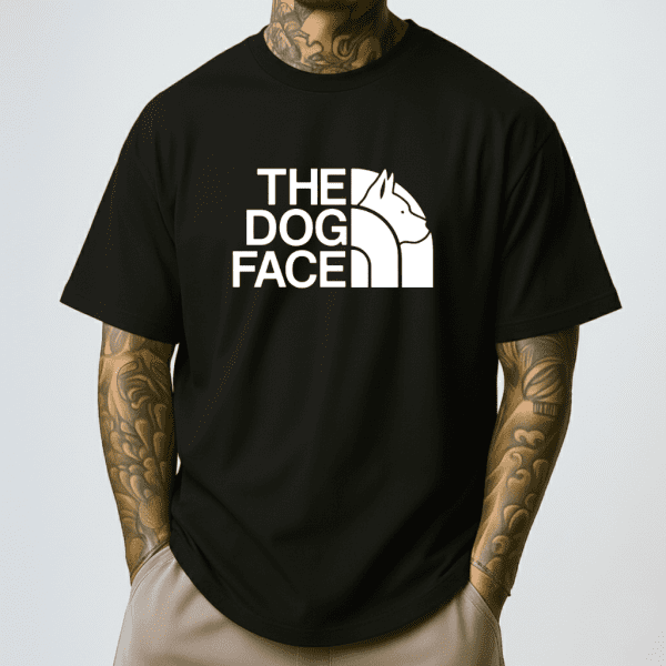 The Dog Face North Face Parody Shirt